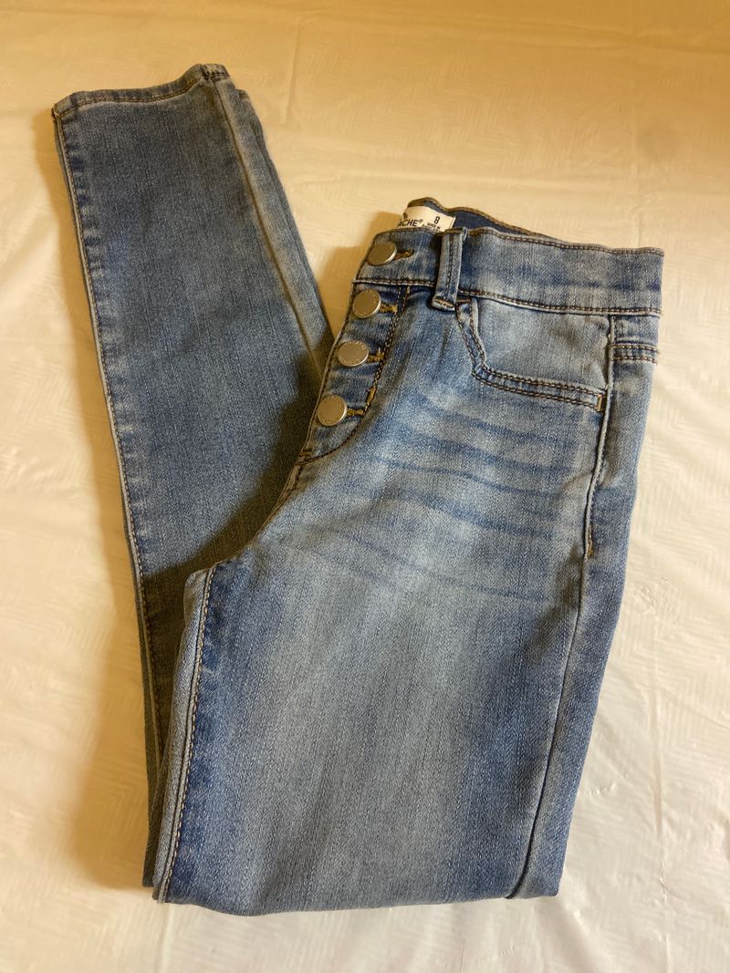 Jordache Super skinny snap buttons 8