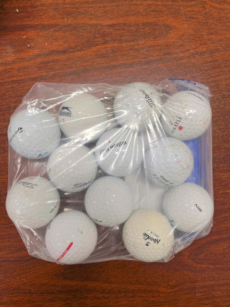 Golf balls, sz, variety, no damage