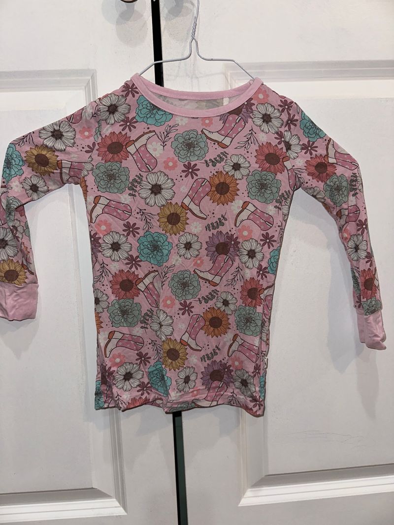 Bellabreeze Boutique Cowgirl Bamboo pjs 5T