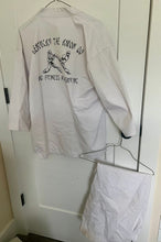 Load image into Gallery viewer, Tae Kwon Do Dobok 2 pc set white pants and top sz 3 170 eqv to youth XL EUC
