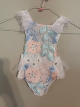 Load image into Gallery viewer, Boutique Special occasion embroidered romper 12 Months
