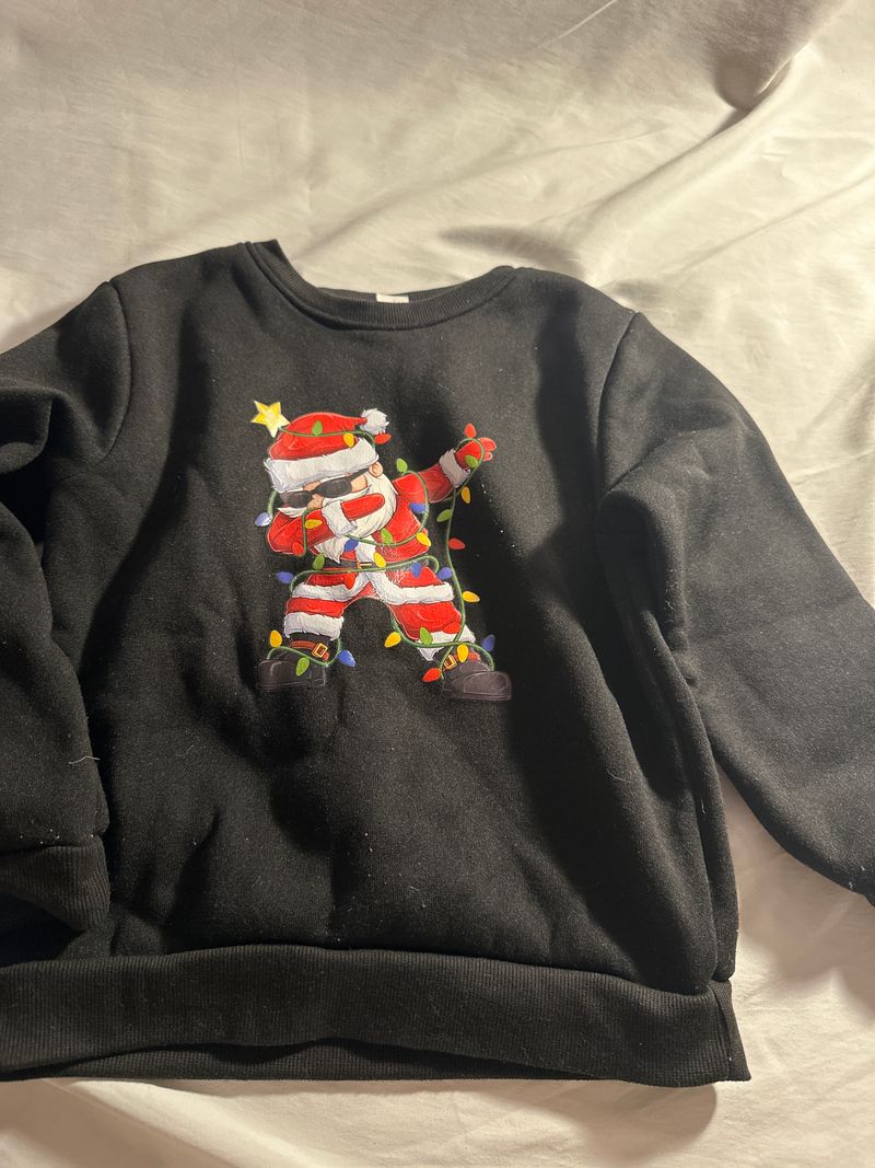 Shein Santa sweatshirt 6