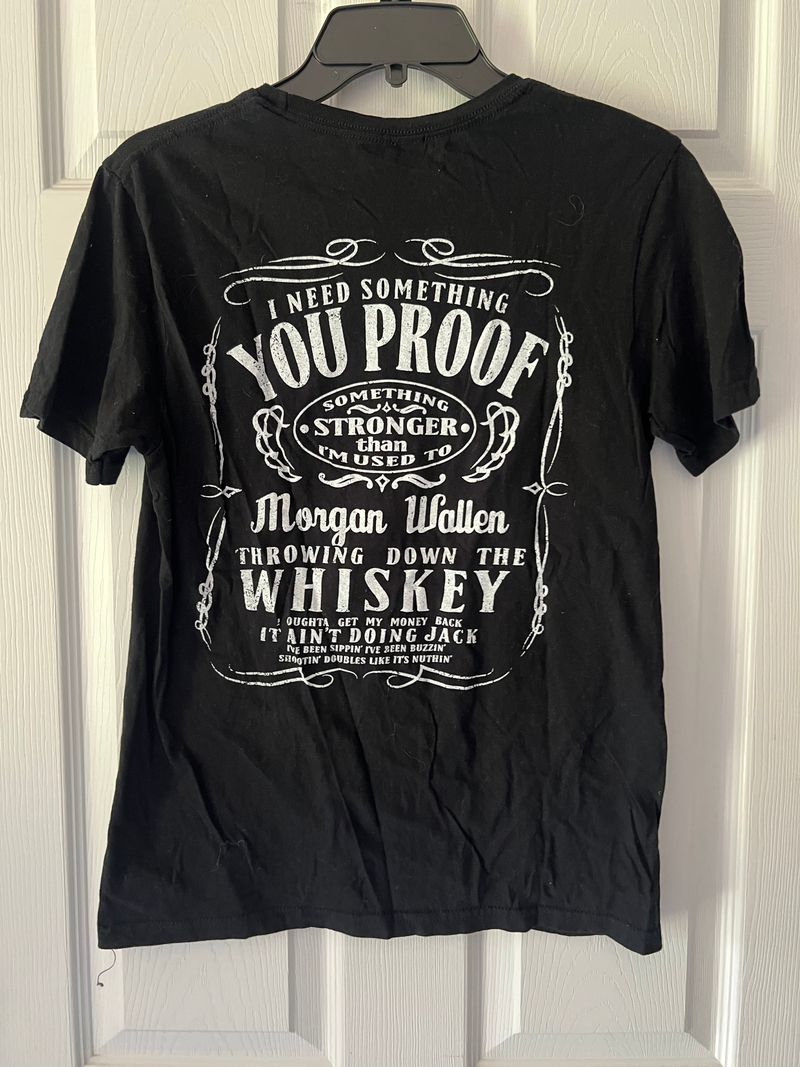 Morgan Wallen black T-shirt, Size S You Proof Women's - S