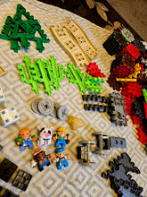 Load image into Gallery viewer, Little Tikes Waffle Blocks Train Set All original 173 pieces included, one block approx 3x3 Building
