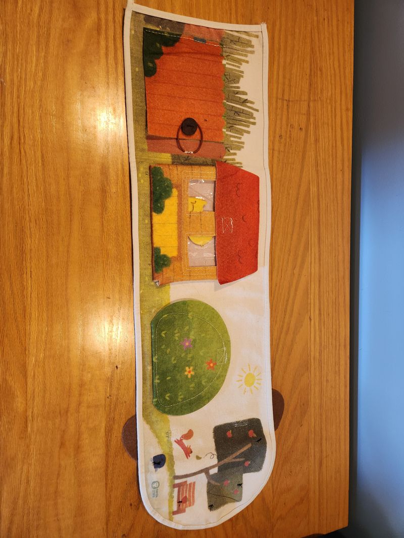 No brand Fold up toy with hooks and buttons Pretend Toy