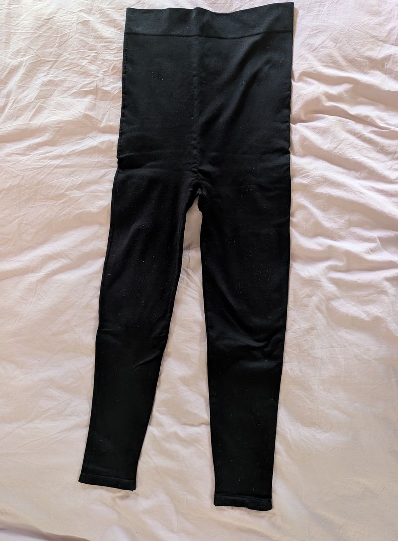 Blanqi Everyday L Nice thick black heavy compression maternity leggings Women's Large 12-14