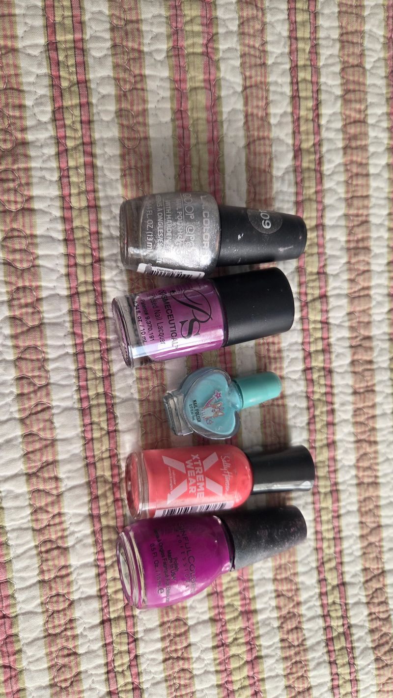 Various Nail polish