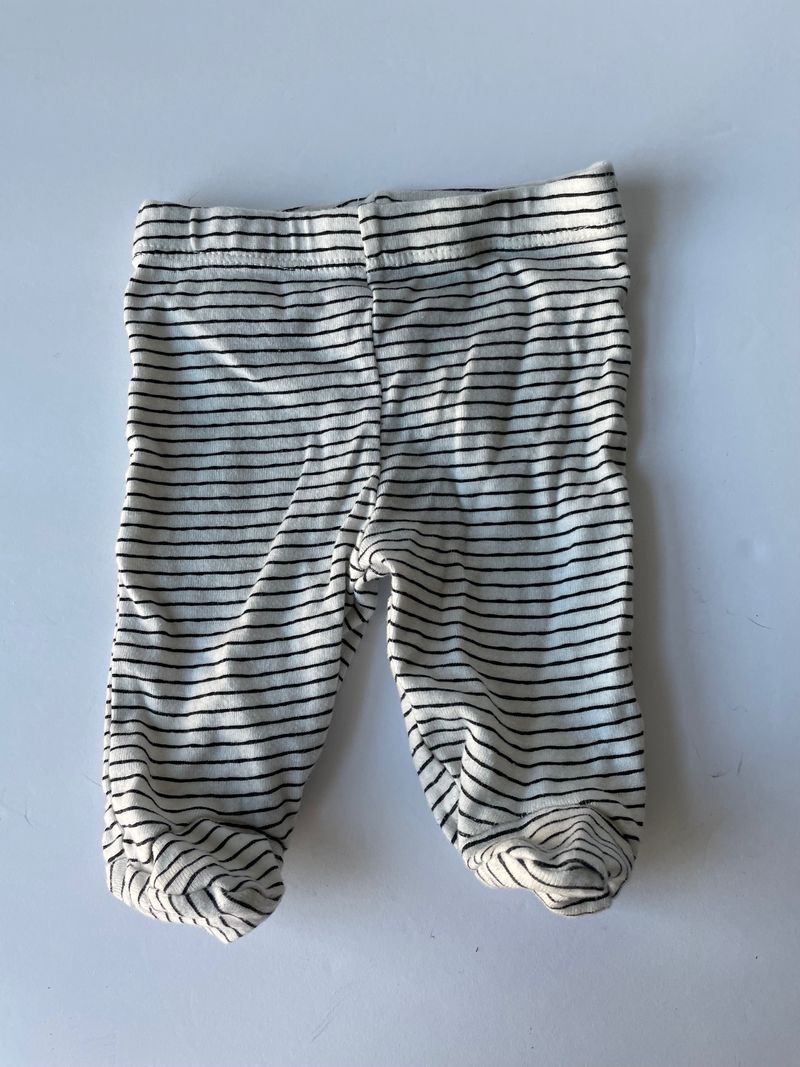 Gerber - newborn stripped footed bottoms  Newborn