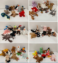Load image into Gallery viewer, 117 Beanie Babies with Tag Protectors - Like New 117 Beanie Babies with Tag Protectors - Like New Plush Toys
