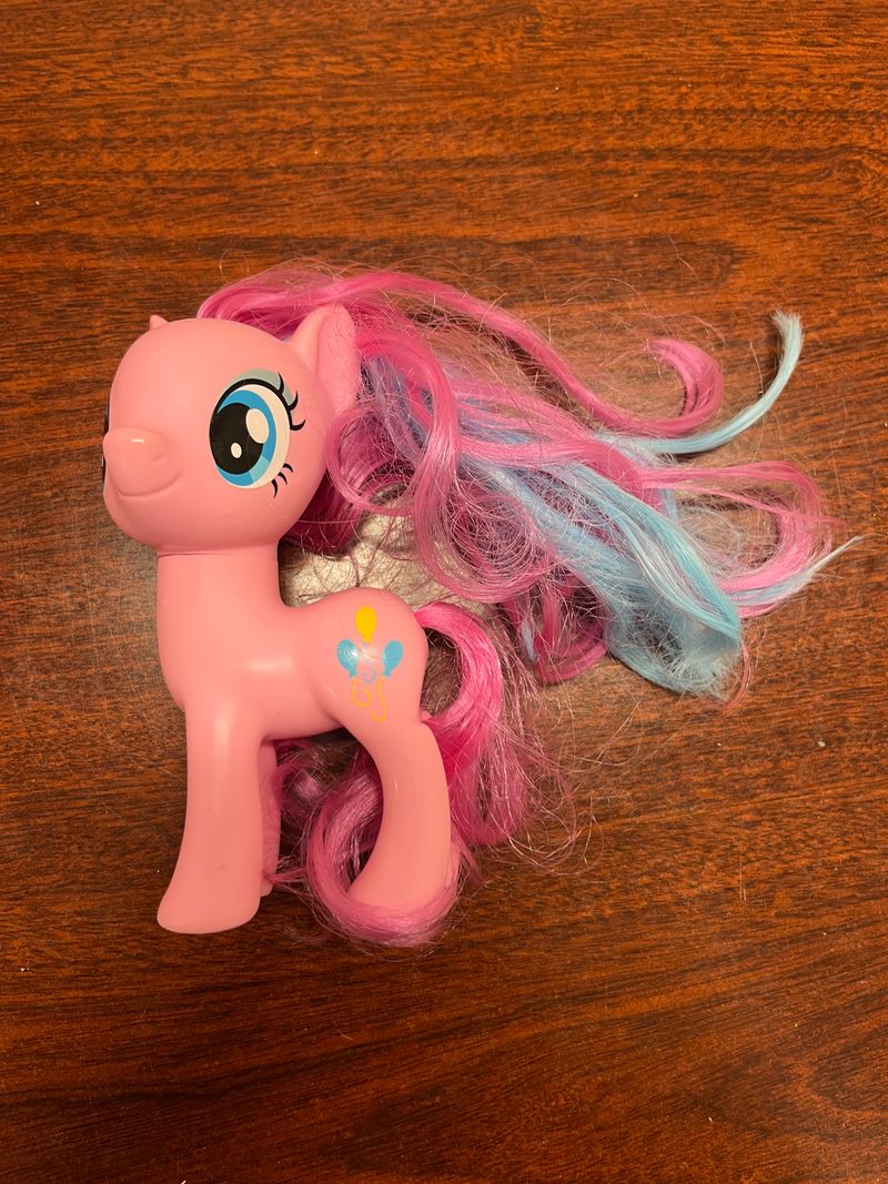 My Little Pony, pink pony w/balloons standing  Figures and Animals