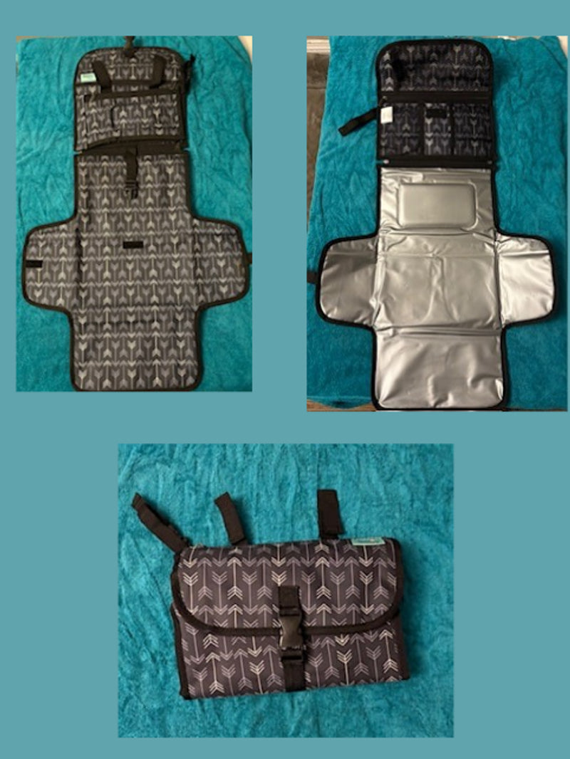 Baby Moci Black & Gray Diaper Changing pad Potty and Diapering