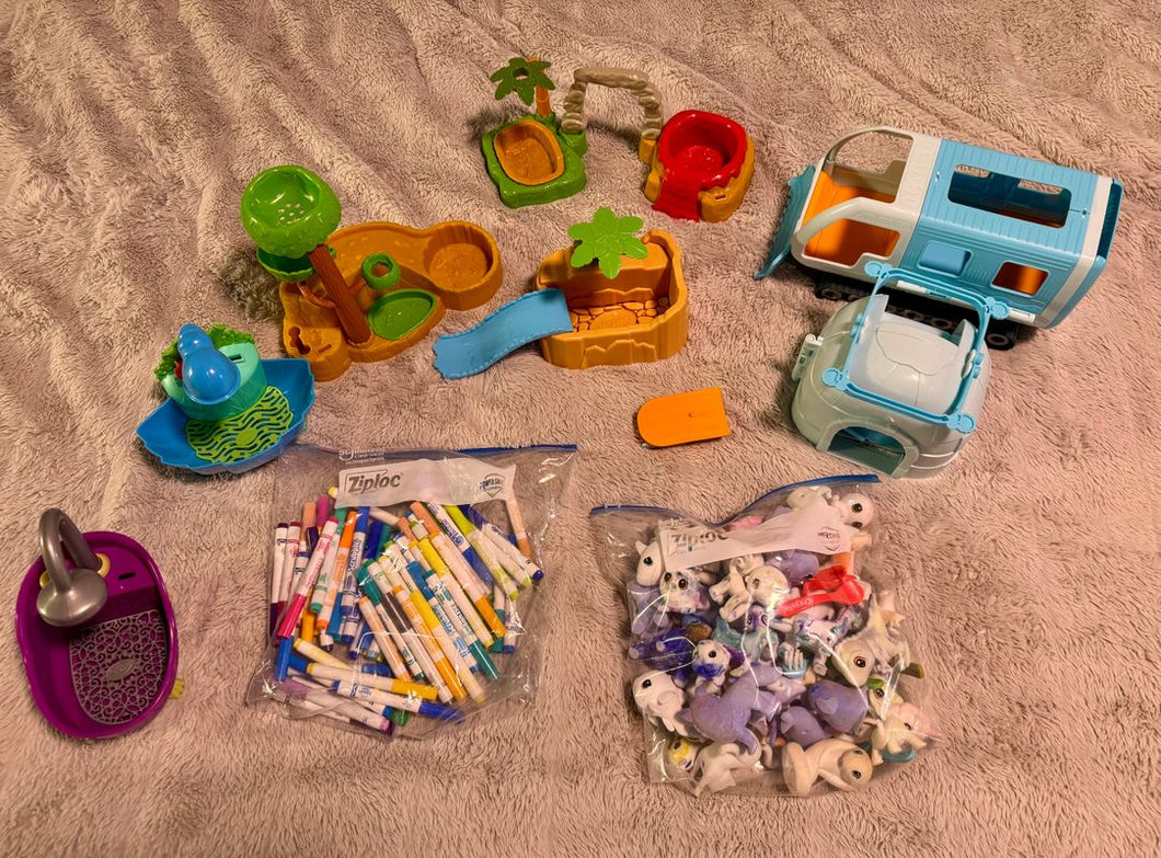 Scribble Scrubbie lot  Figures and Animals