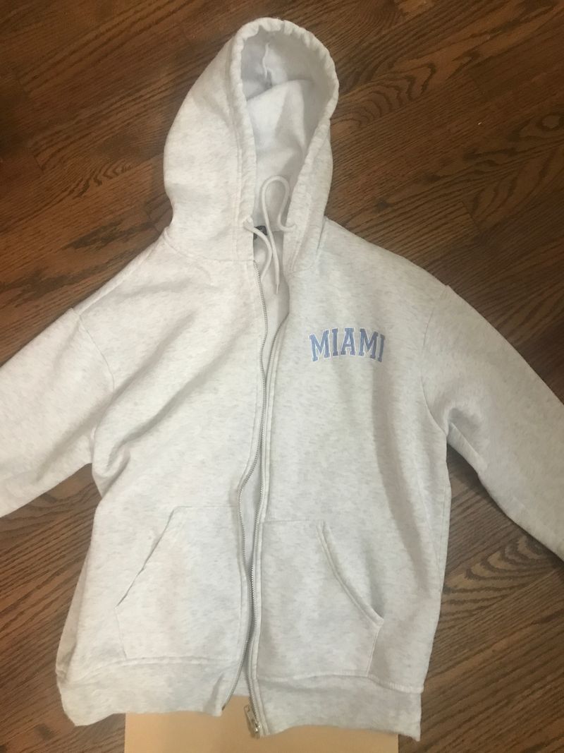 Charlotte Russe Light Grey Miami Jacket Women's - S