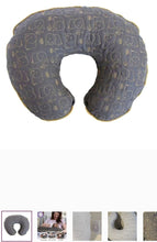 Load image into Gallery viewer, Boppy luxe Gray yellow elephant pattern excellent condition

