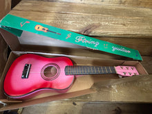 Load image into Gallery viewer, Kisangel Beginner Guitar, 23 inch, Pink, Acoustic, 6-String Basswood, Ideal for Music Development
