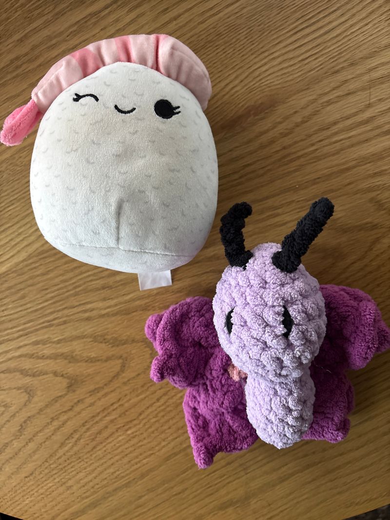 Squishmallows sushi and boutique knit butterfly  Plush Toys