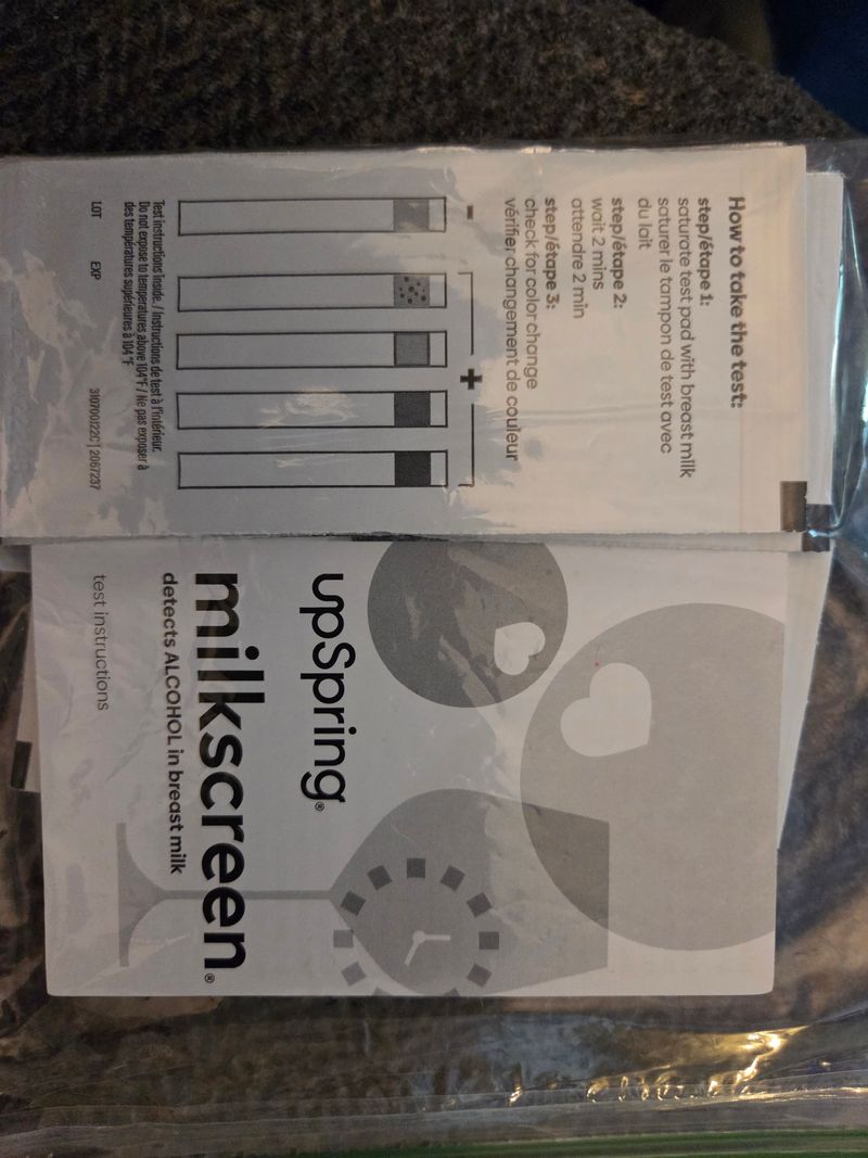 10 upspring alcohol detectors expries 2027 Breastmilk alcohol test