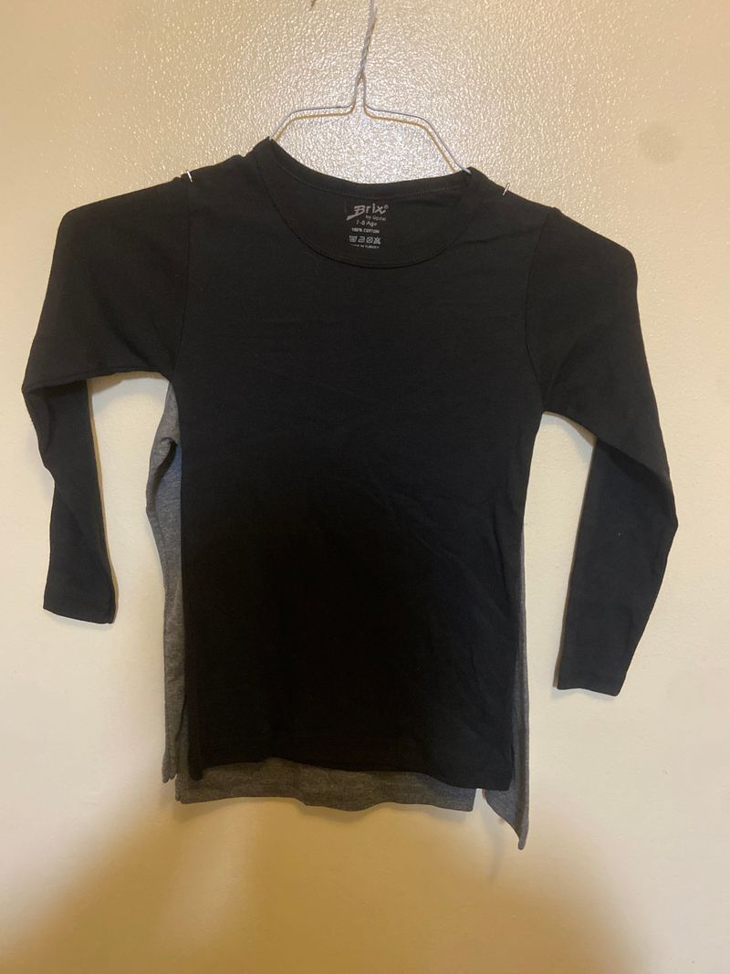 Brix 2pack New Long Sleeve Shirts black and grey 7