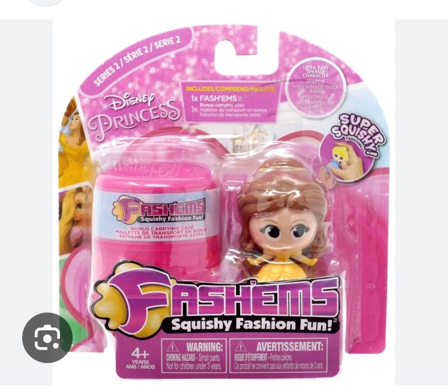 NIP Fashems Disney  Series 2 Belle Squishy