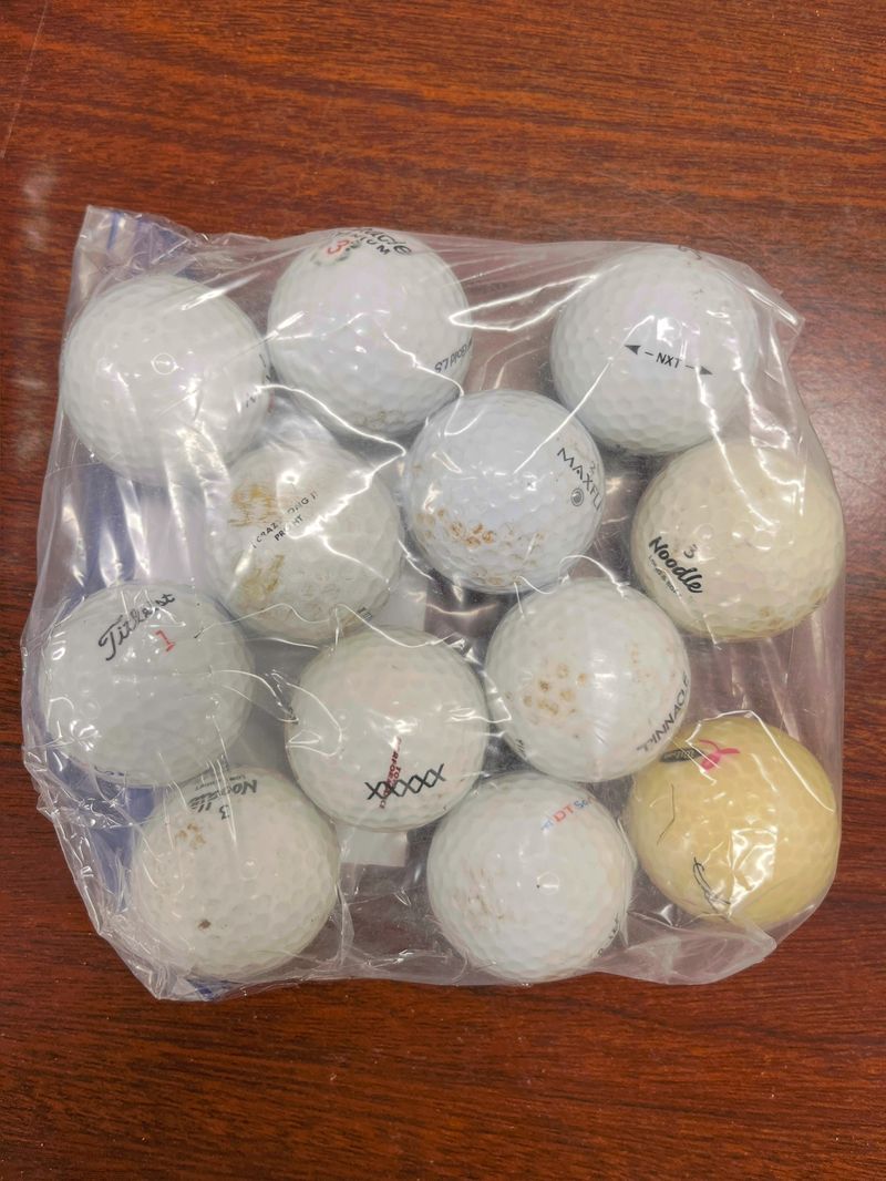 Golf balls, sz, variety, no damage