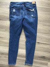 Load image into Gallery viewer, American Eagle Next level stretch, distressed, jeans, size 16, long. #88. Women&#39;s 16
