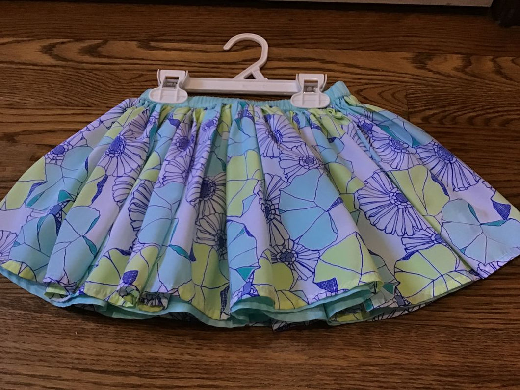 Gymboree 5T Blue/Aqua Flower Skirt Size 5T Blue/Aqua Flower Skirt 5T