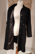 Load image into Gallery viewer, Merona Knee Lenght Black Coat  Women&#39;s - M
