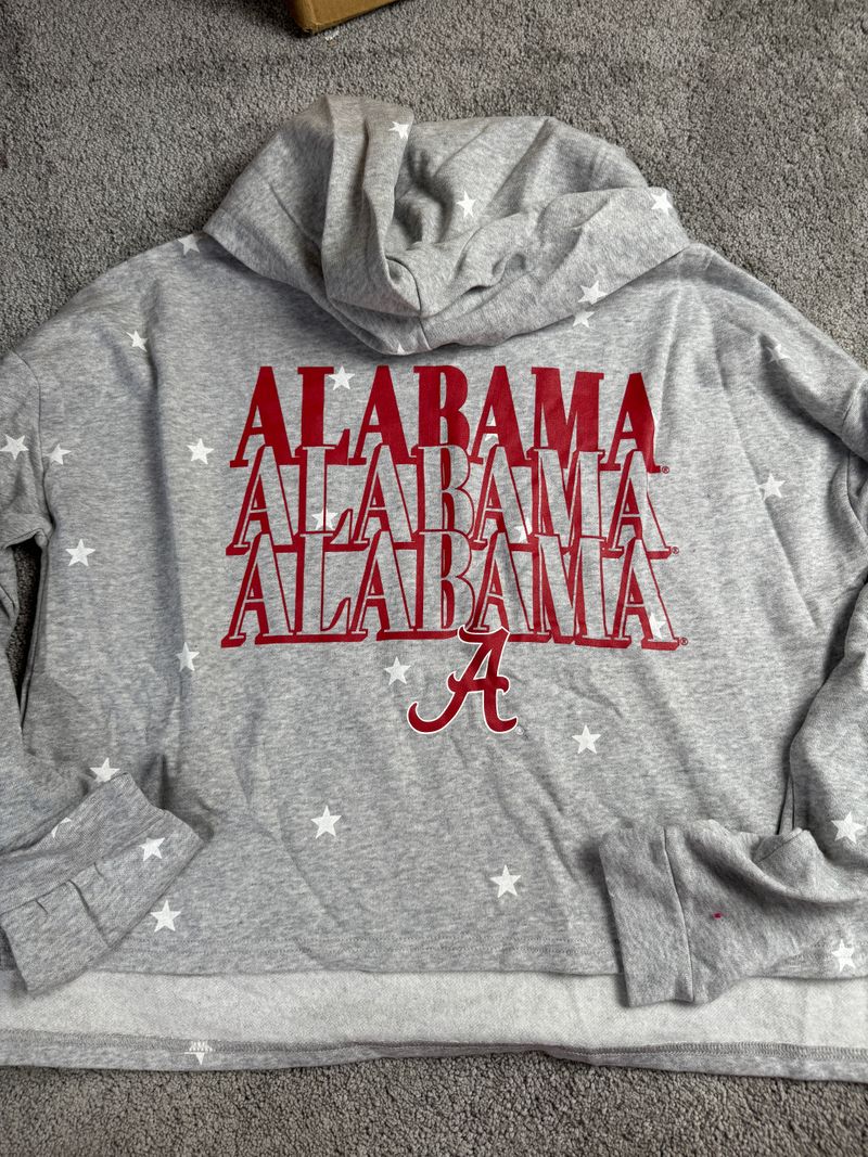 Alabama New gray Alabama hoodie Women's - S