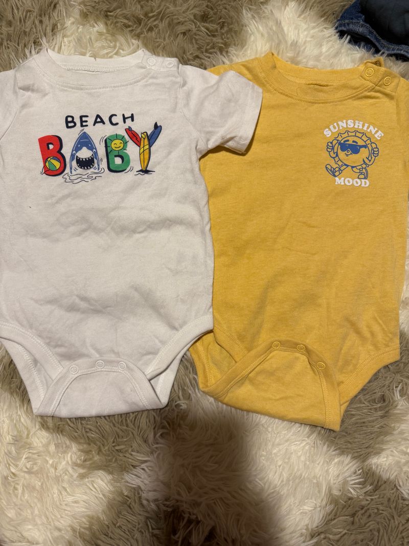 Garanimals Beach Baby onesie, sunshine mood onesie 18 Months