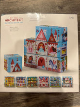 Load image into Gallery viewer, Crocodile Creek Little Architect building block st Builds 6 basic houses. Heavy duty cardboard blocks Building
