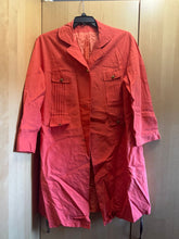 Load image into Gallery viewer, Vintage 1960s Lanson Vintage orange raincoat Women&#39;s - L
