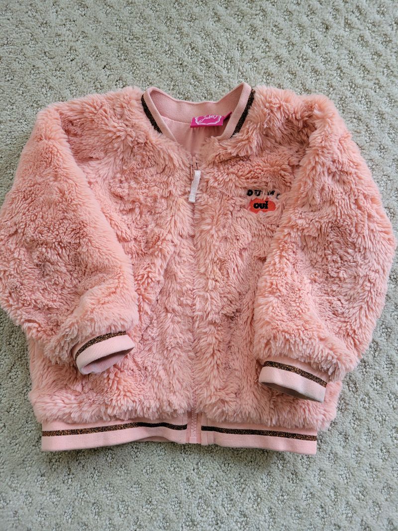 Jubel Zip-up sweater. Norwegian brand. Like new 2T