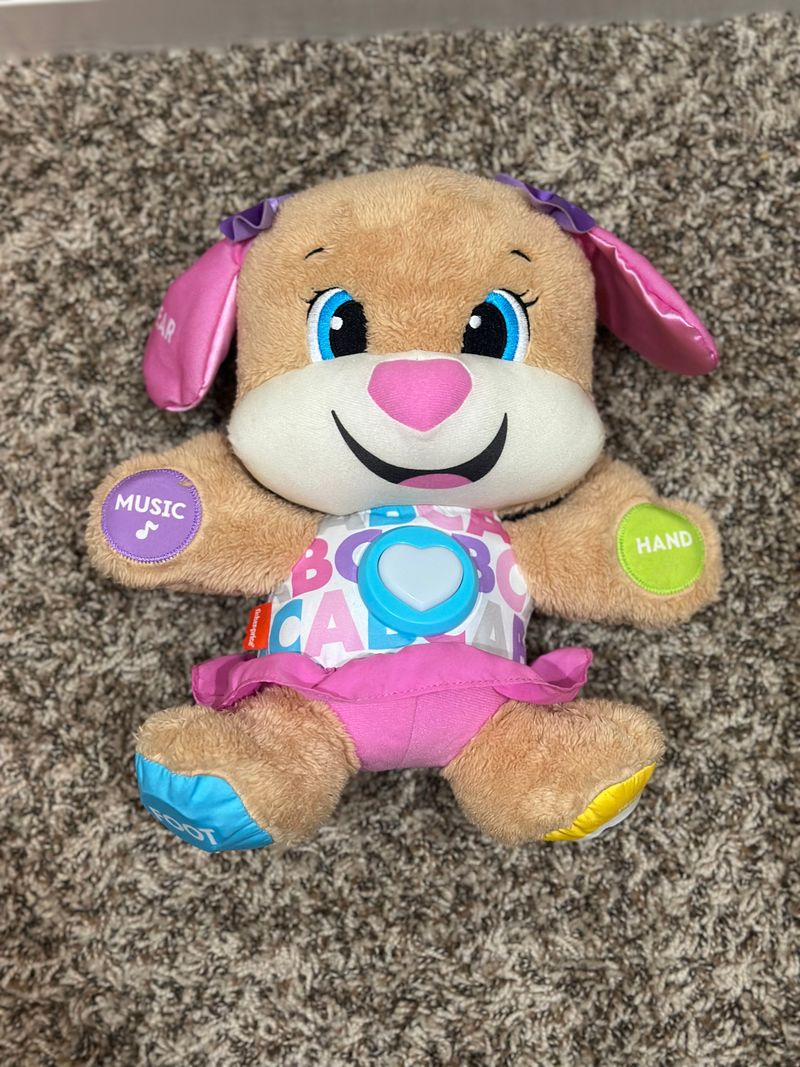 Fisher-Price Laugh & Learn Smart Stages Sis Puppy Plush Learning Toy Plush Toys