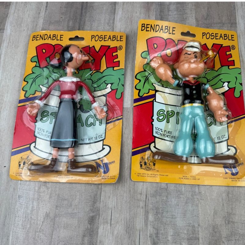 Popeye Vintage sealed Popeye and olive oil figures Figures and Animals