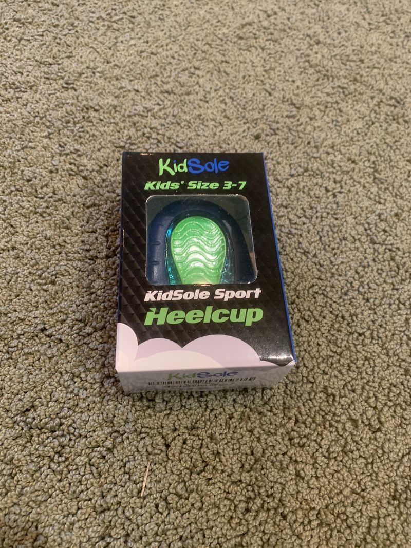 KidSole Sport Heel Cup - never used Kids Size 3-7