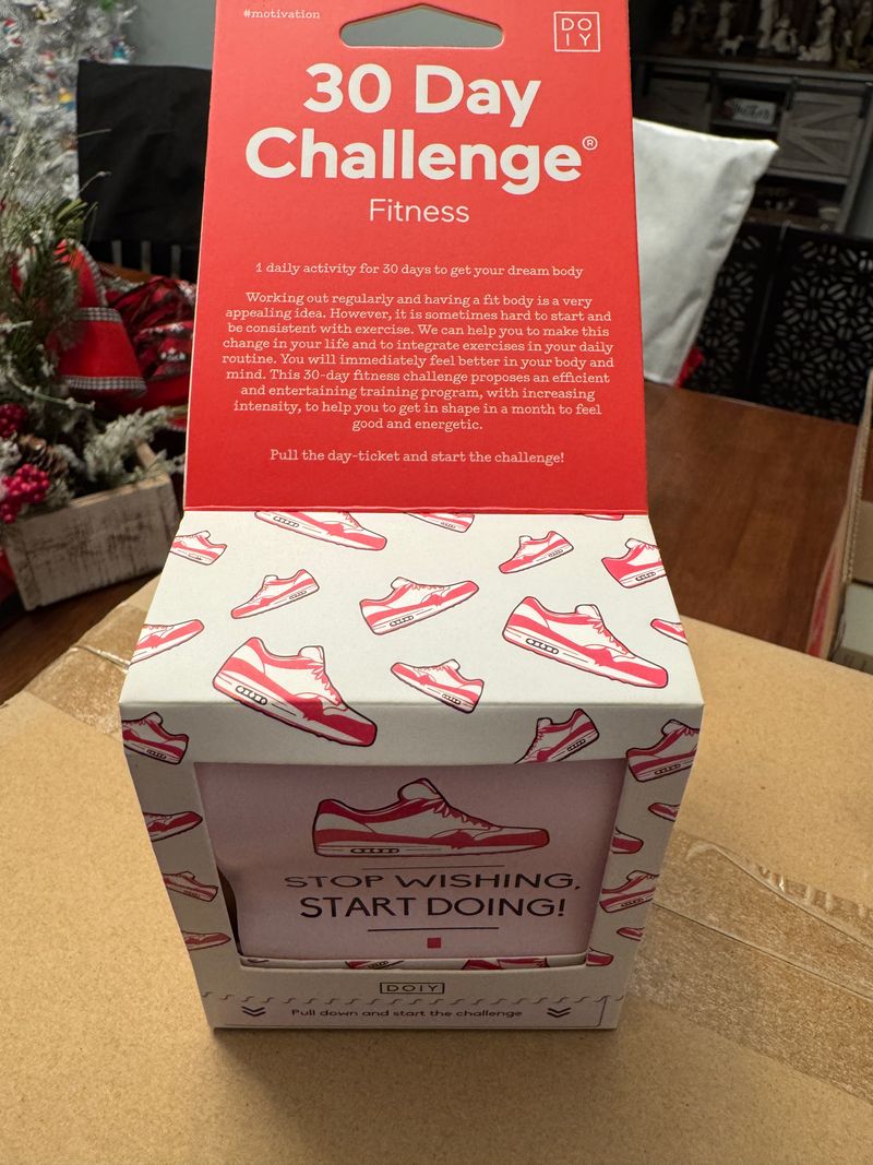 DOIY fitness 30 day challenge NIB