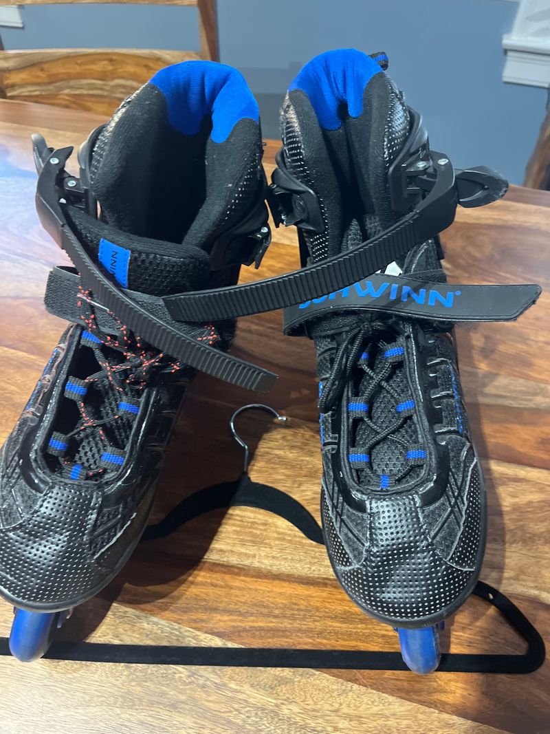 Schwinn GUC blue/black rollerblades size 10-11.5 mens