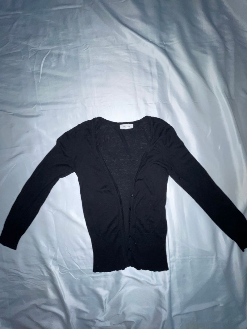 Active Black long sleeve cardigan Women's - M