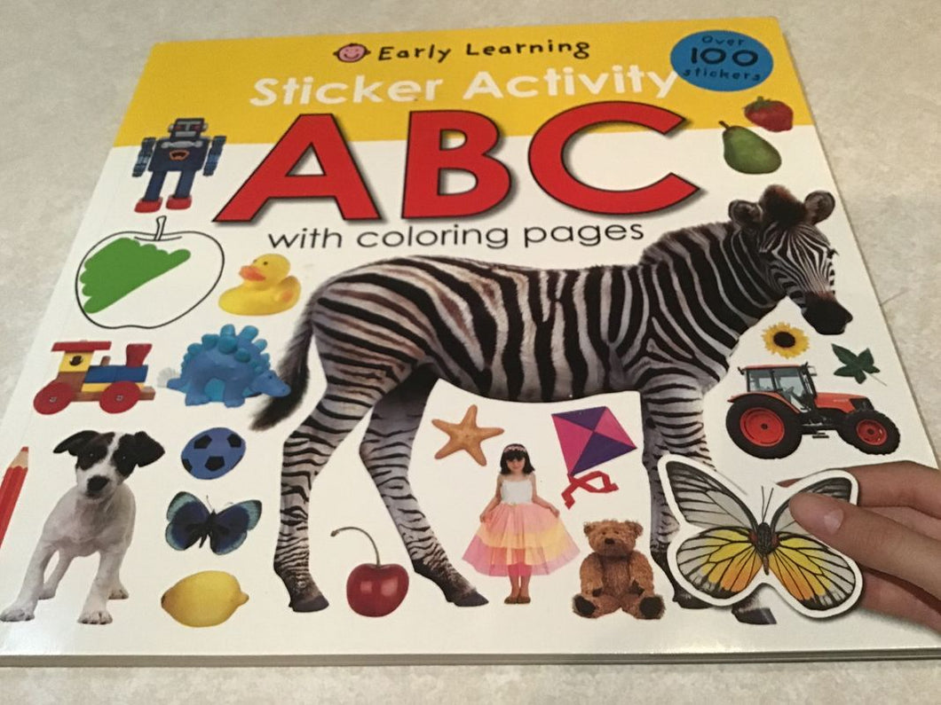 Early Learning Sticker Activity Book NEW-ABC Sticker Activity Book Early Reader