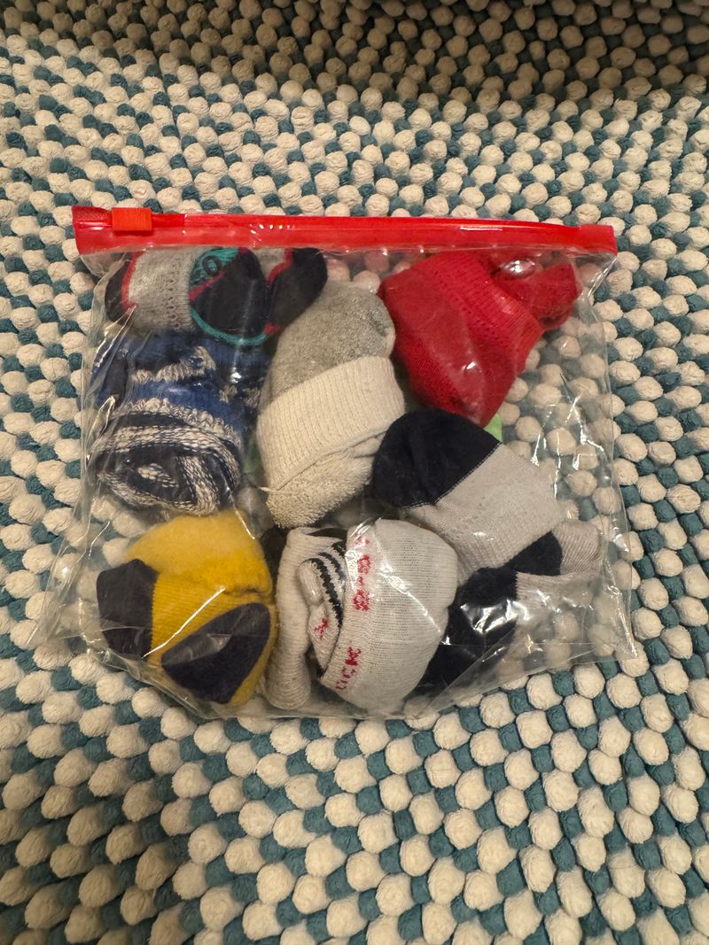 7 pair of socks 6