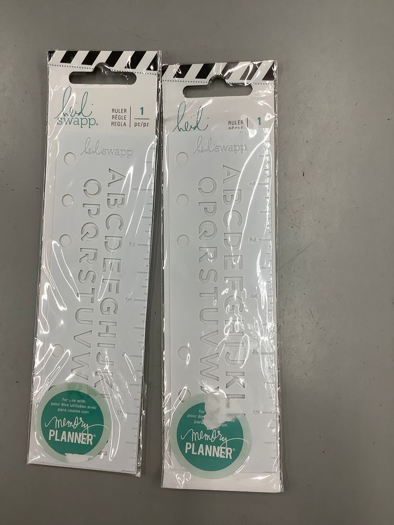 Heidi swapp NIP Heidi Swapp memory planner ruler 2 pk