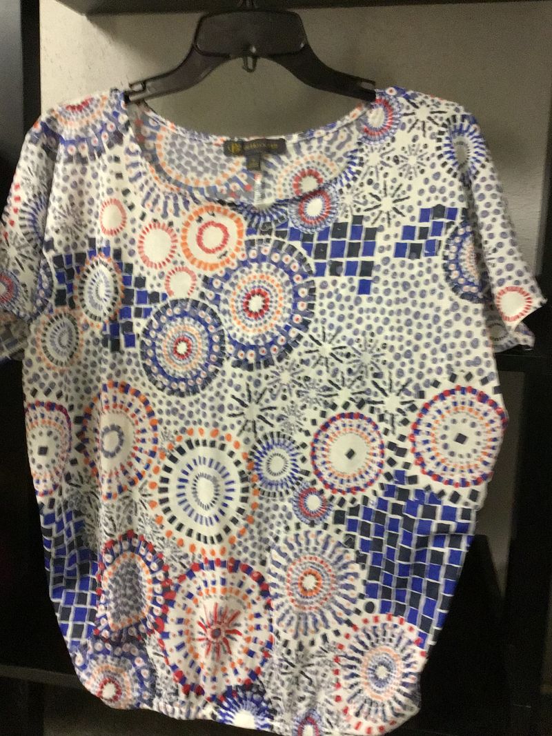 Outback Red from Limited multicolor top Red white blue and orange Women's - M