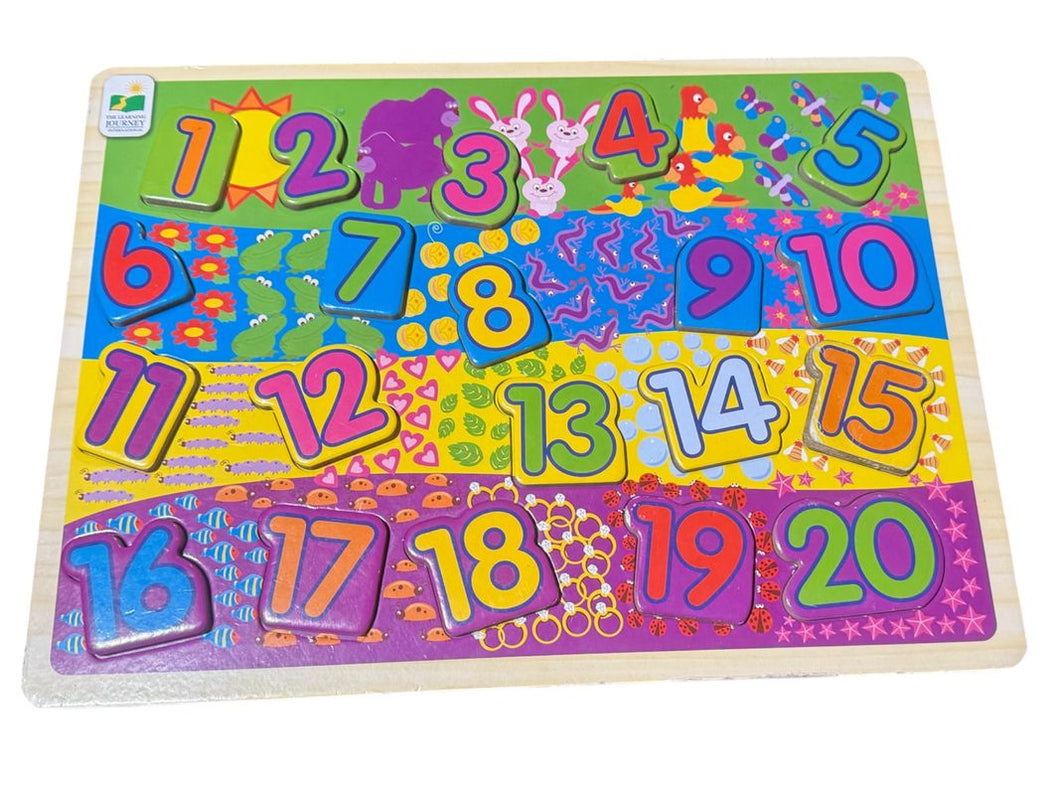 The Learning Journey Numbers 1-20 puzzle