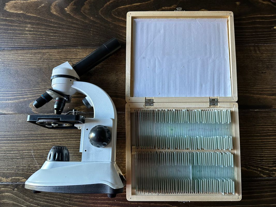 My First Lab Microscope with 100 specimen slides  Educational