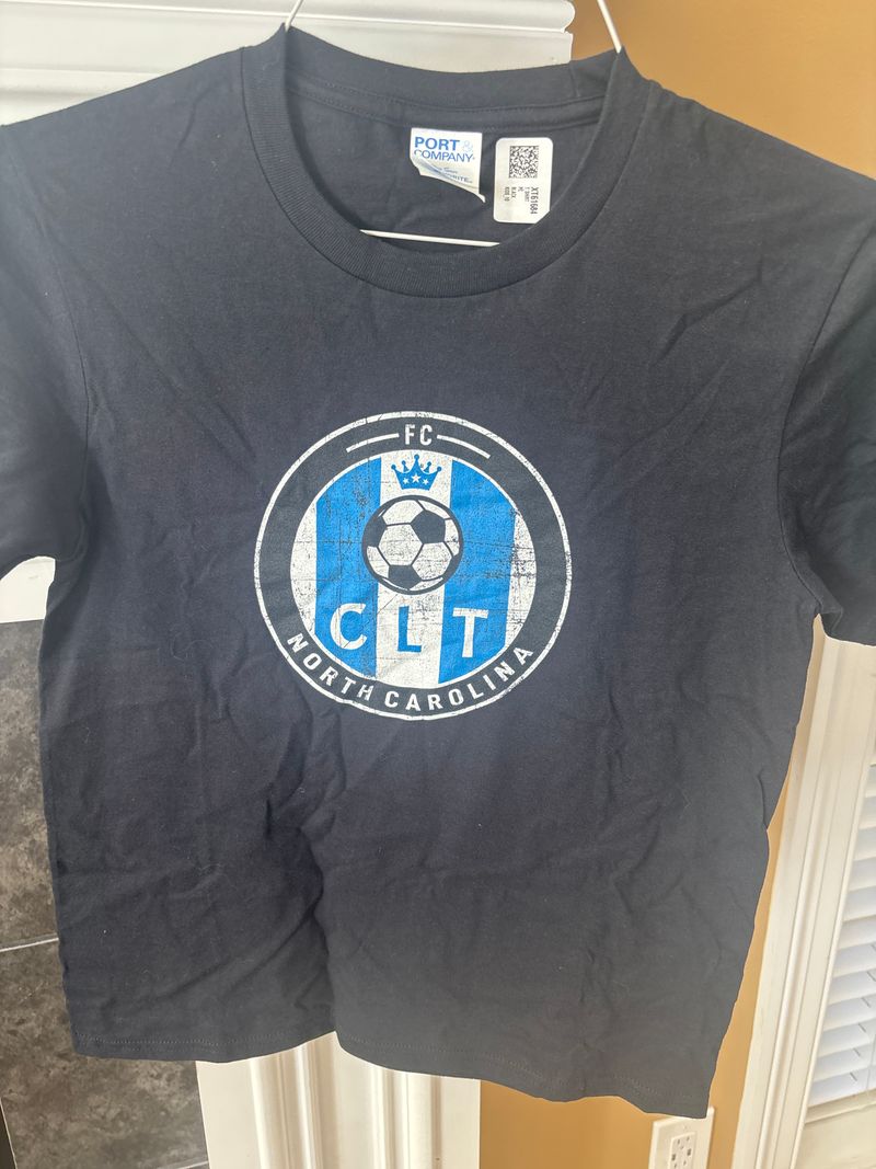 Charlotte FC black TShirt NWT Charlotte FC black TShirt NWT 9