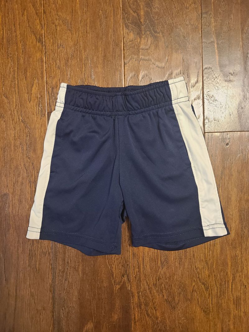 Gymboree, 18-24 months, SMR, blue gym shorts white stripe on side, elastic waist 18 Months