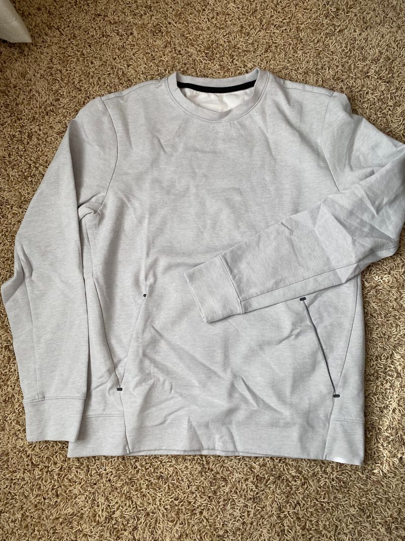 Old Navy Mid Fleece Gray Sweatshirt  Men's - M