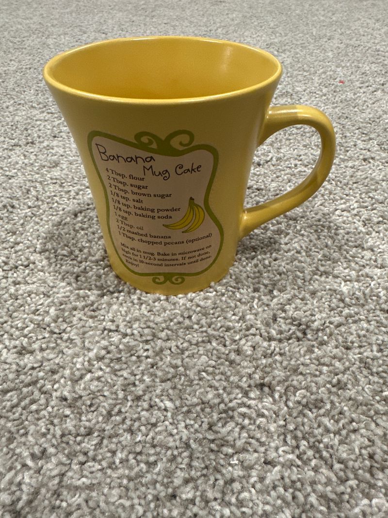 Banana Mug Cake cup