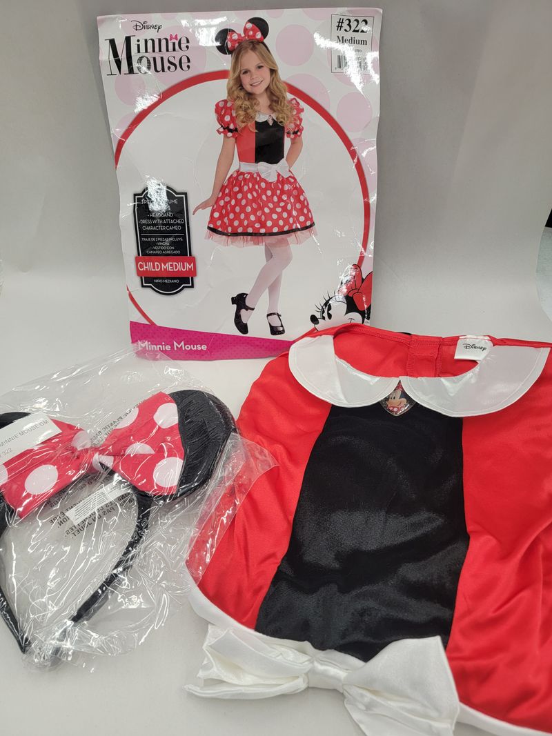 Disney - Halloween NWT Childrens Size 8-10 Minnie Mouse Dress and Headband 8