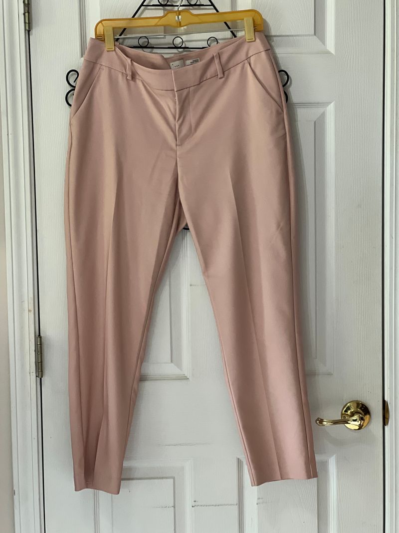 A New Day, blush pink, size 10, pants, stretch fit side pockets, back slash pockets, EUC WNT Women's 10